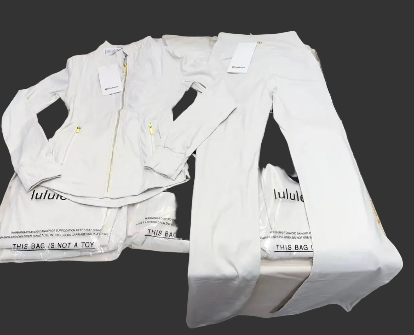 Flare 2-Piece Set (Gold Zip)