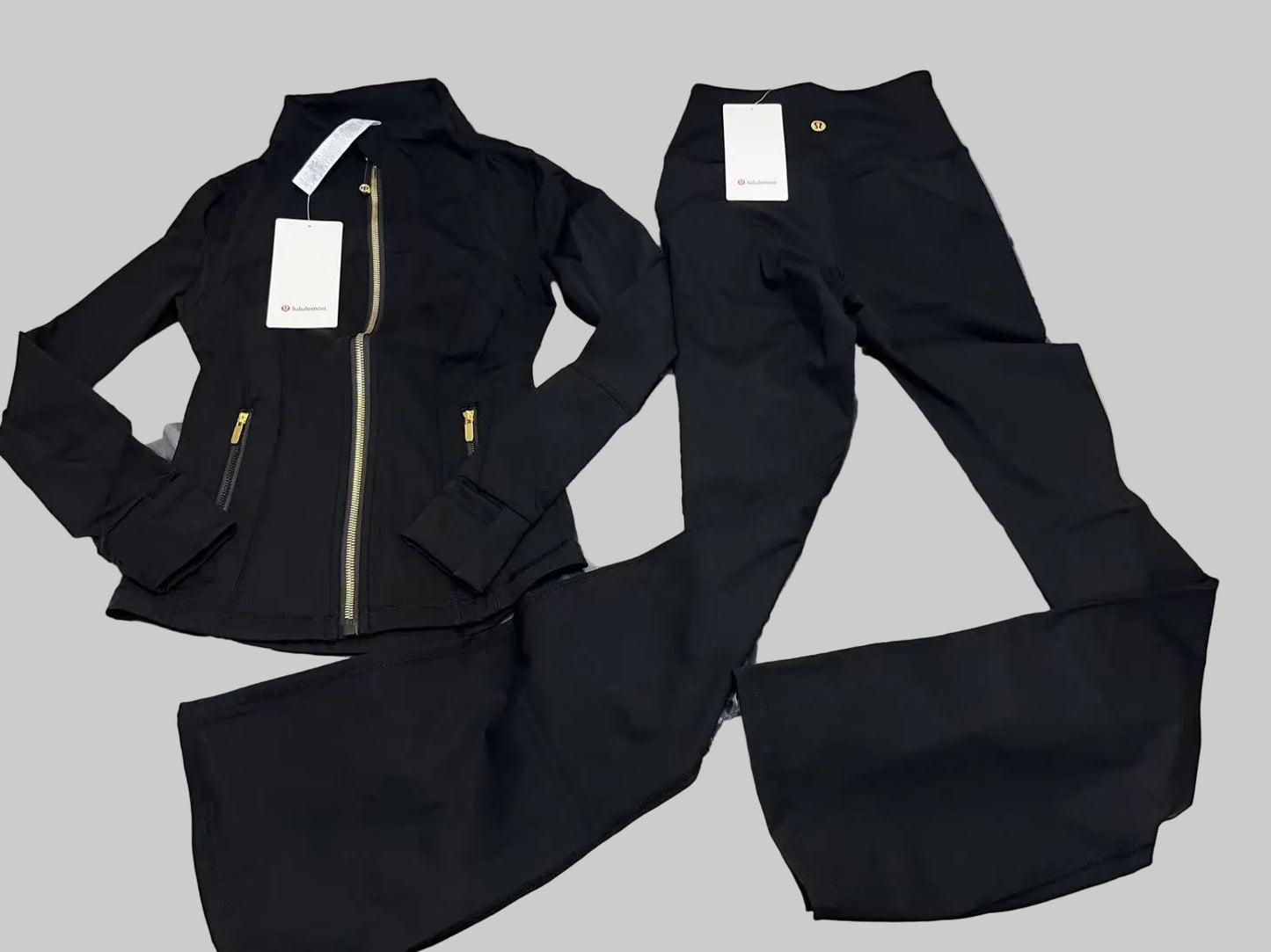 Flare 2-Piece Set (Gold Zip)