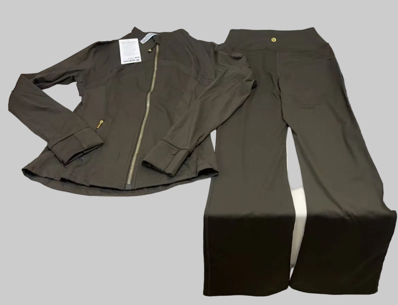 Flare 2-Piece Set (Gold Zip)